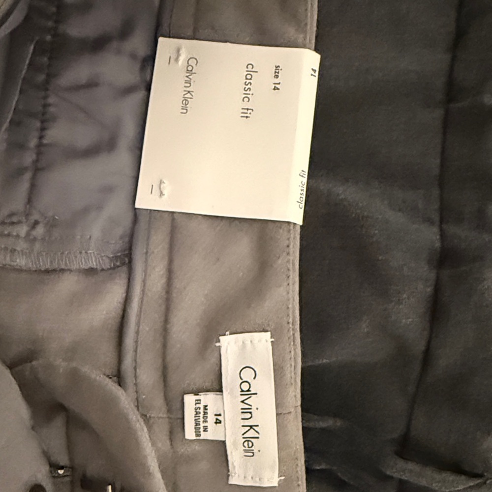 7 Pairs Neutral Work Appropriate Pants, size L, XL, XXL, 12 & 14. - Picture 2 of 13